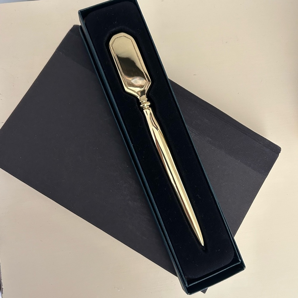 Alexander Hamilton Brass Letter Opener and Box
